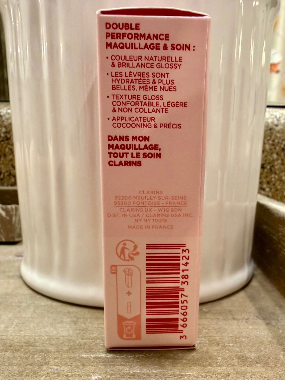 Clarins Lip Comfort Oil In Rosy Kiss - LOVE Collection - NWT - Picture 7 of 8